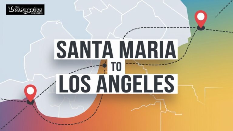 How Far Is Santa Maria from Los Angeles? 🚗 About 160 miles! A scenic drive to enjoy the beautiful coastal landscapes and charming city vibes 🌊🌇.