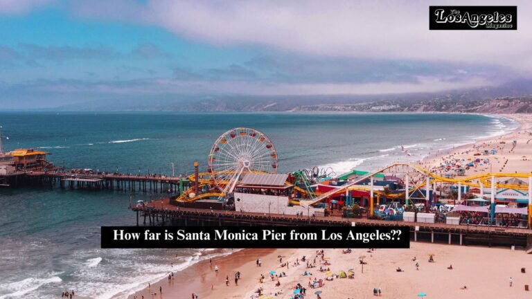 How far is Santa Monica Pier from Los Angeles