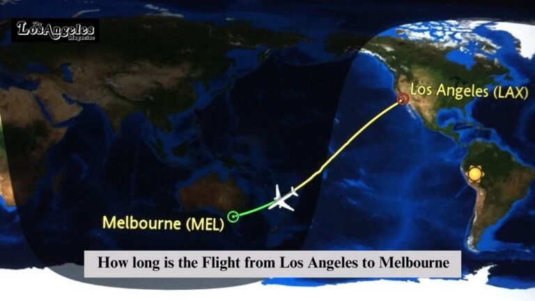 How long is the Flight from Los Angeles to Melbourne