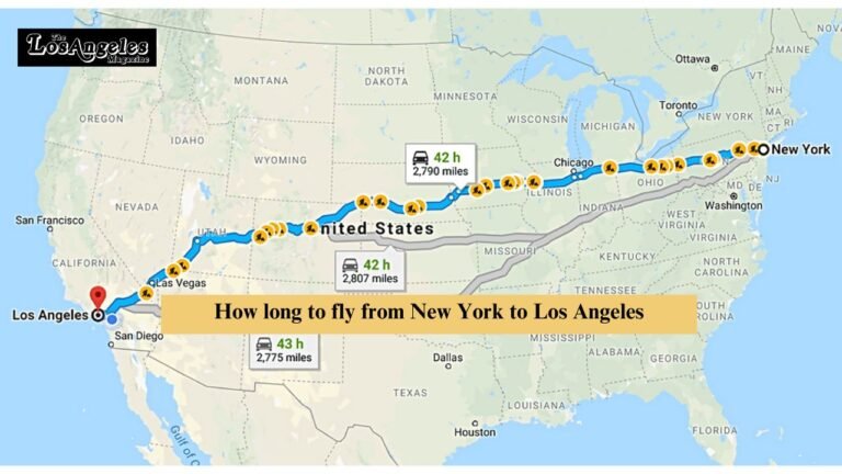 How long to fly from New York to Los Angeles