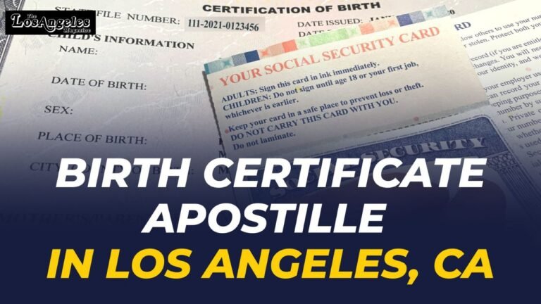 How to Get Your Birth Certificate in Los Angeles California Step-by-step guide to obtaining your vital records easily.