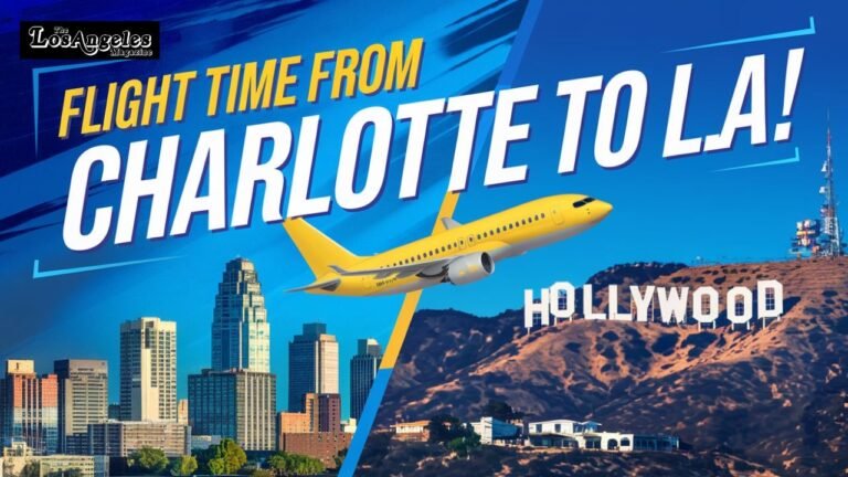 How long is a flight from Charlotte to Los Angeles