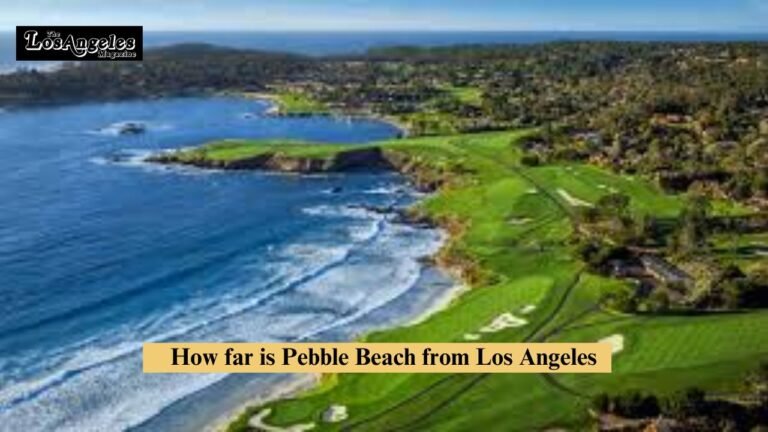 How Far Is Pebble Beach from Los Angeles? 🌊 About 325 miles! A scenic road trip through California leads to this coastal gem ⛳🏖️."