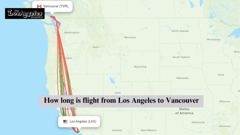 How long is flight from Los Angeles to Vancouver distances